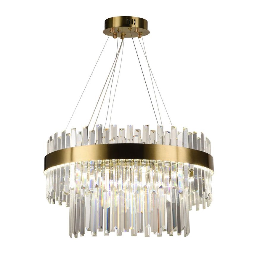 LED Димируем кристален полилей на връв LED/80W/230V 3000-6500K + дистанционно управление