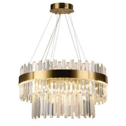 LED Димируем кристален полилей на връв LED/80W/230V 3000-6500K + дистанционно управление