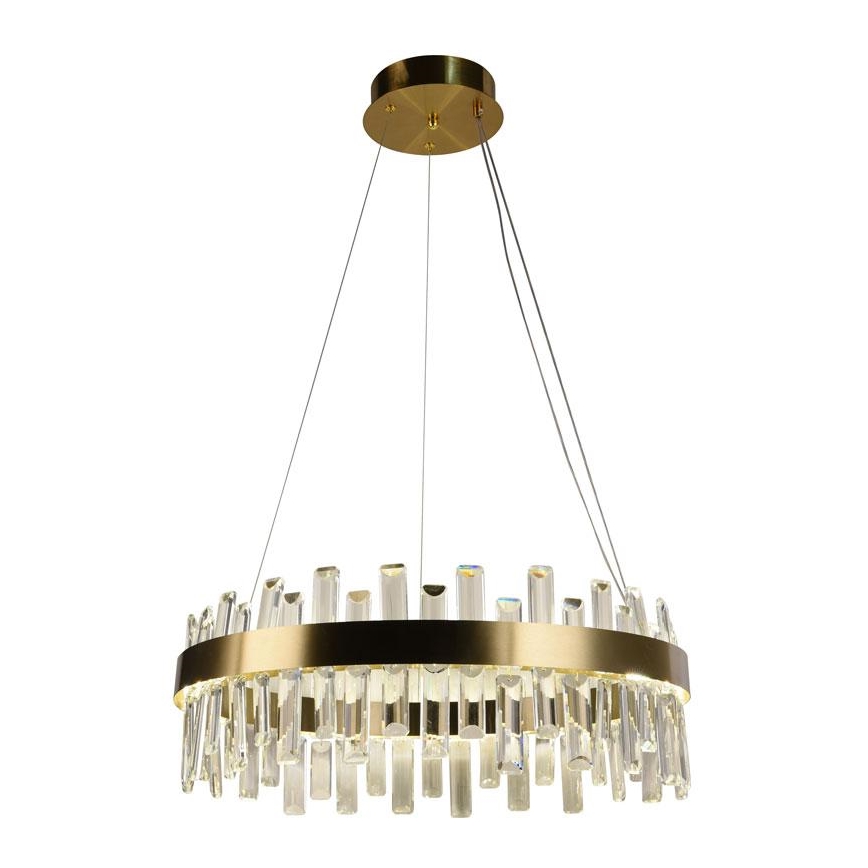 LED Димируем кристален полилей на връв LED/80W/230V 3000-6500K + дистанционно управление