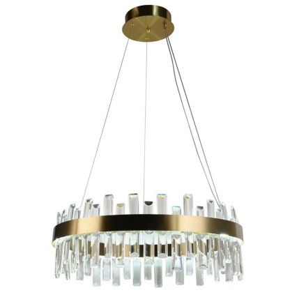 LED Димируем кристален полилей на връв LED/80W/230V 3000-6500K + дистанционно управление