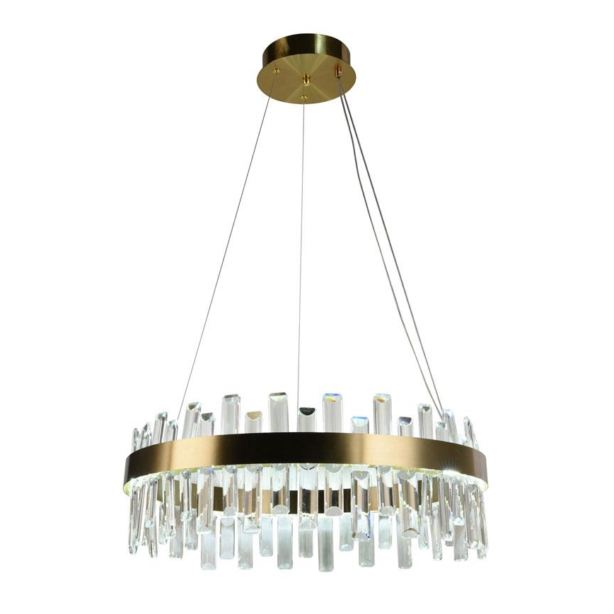 LED Димируем кристален полилей на връв LED/80W/230V 3000-6500K + дистанционно управление