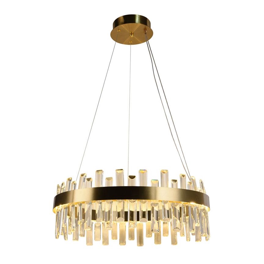 LED Димируем кристален полилей на връв LED/80W/230V 3000-6500K + дистанционно управление