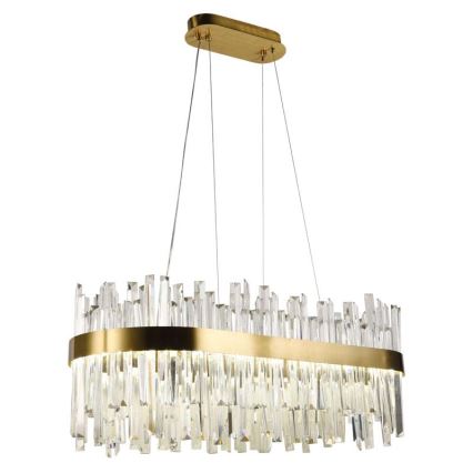 LED Димируем кристален полилей на връв LED/90W/230V 3000-6500K + дистанционно управление