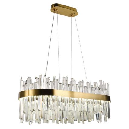 LED Димируем кристален полилей на връв LED/90W/230V 3000-6500K + дистанционно управление