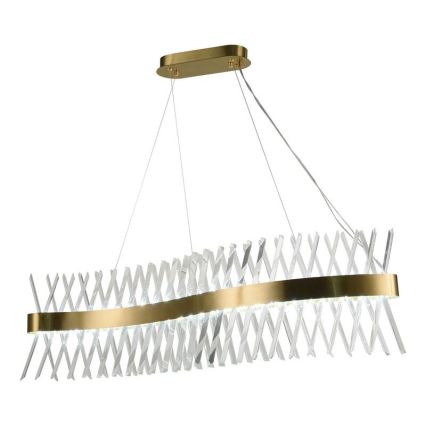 LED Димируем кристален полилей на връв LED/95W/230V 3000-6500K + дистанционно управление