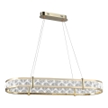 LED димируем кристален полилей на кабел ENRIQUE LED/50W//230V 3000-6000K + дистанционно управление