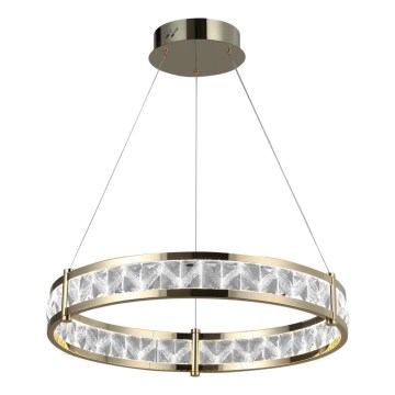 LED димируем кристален полилей на кабел ENRIQUE LED/55W//230V 3000-6000K пр. 80 см + дистанционно управление