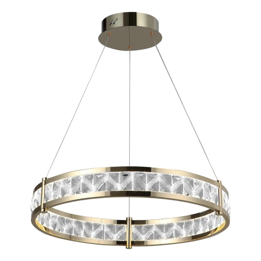 LED димируем кристален полилей на кабел ENRIQUE LED/55W//230V 3000-6000K пр. 80 см + дистанционно управление
