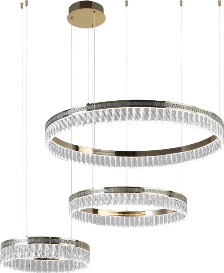 LED димируем кристален полилей на кабел THALIA LED/120W/230V 3000-6000K + дистанционно управление