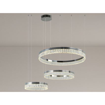 LED димируем кристален полилей на кабел THALIA LED/120W/230V 3000-6000K + дистанционно управление