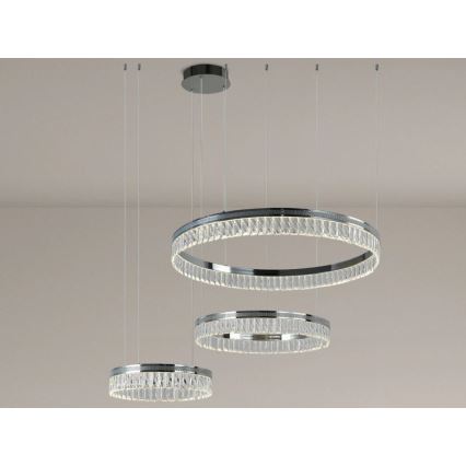 LED димируем кристален полилей на кабел THALIA LED/120W/230V 3000-6000K + дистанционно управление