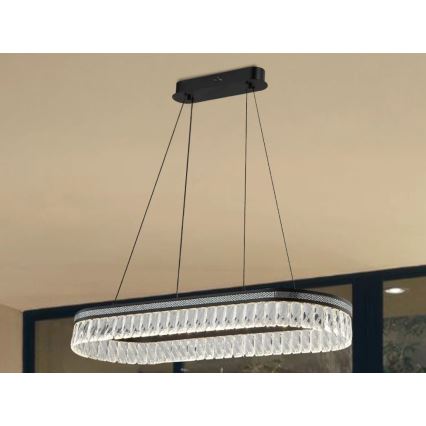 LED димируем кристален полилей на кабел THALIA LED/50W/230V 3000-6000K + дистанционно управление