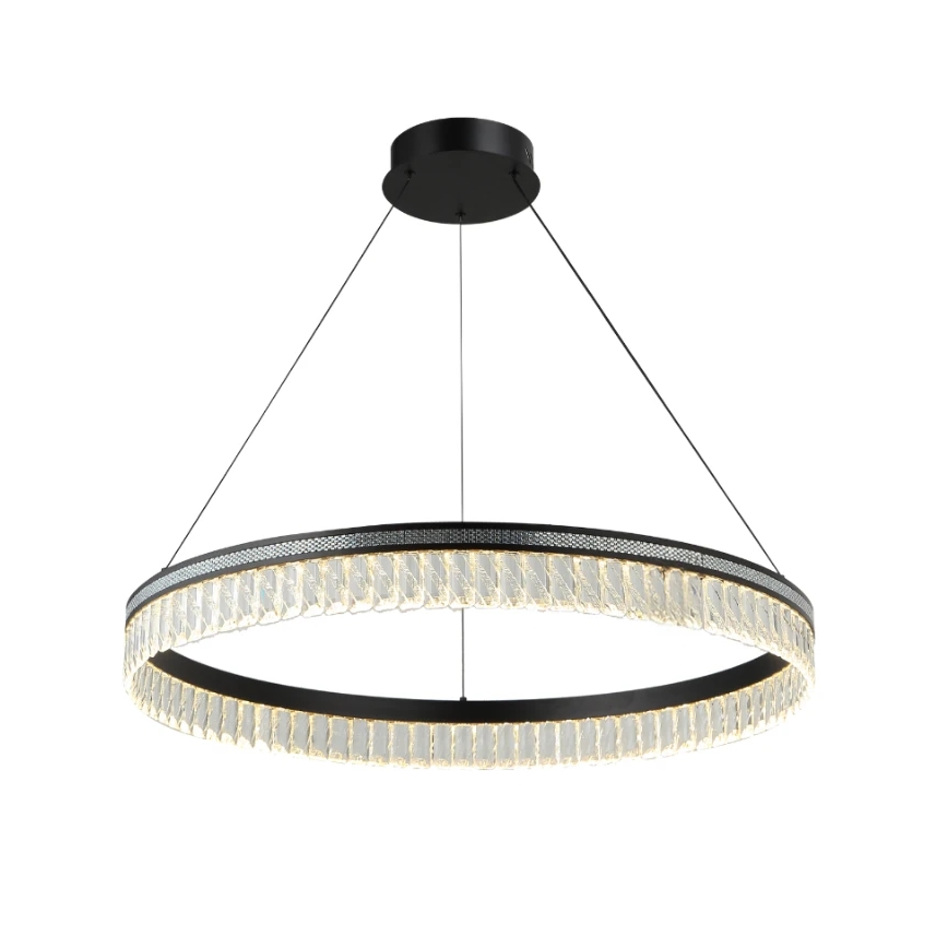 Димируем кристален полилей на кабел THALIA LED/55W/230V 3000-6000K диаметър 80 cm + дистанционно управление