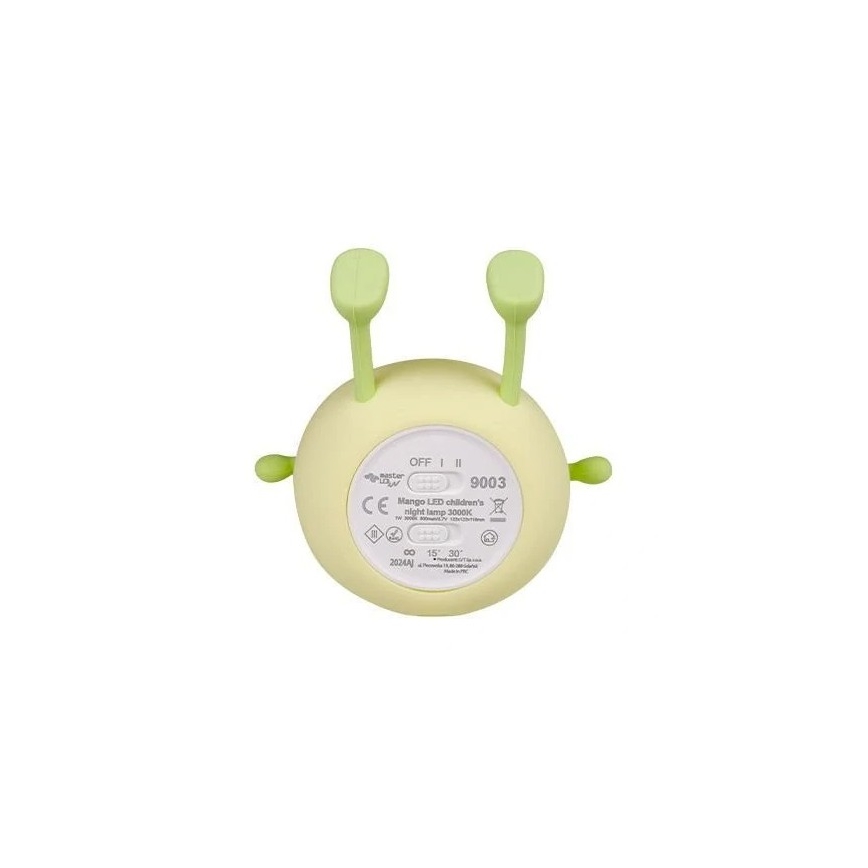 LED Димируема акумулаторна детски нощна лампа LED/1W/5V 3000K 800 mAh манго