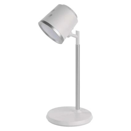 LED Димируема акумулаторна настолна лампа 4в1 LED/6W/3,7V 3000K/4000K/6500K 1500mAh бял