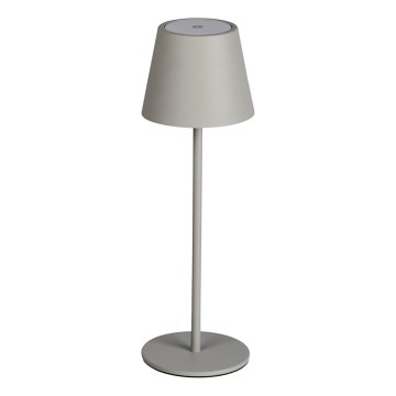LED Димируема акумулаторна настолна лампа INITA LED/1,2W/1800 mAh IP54 сив
