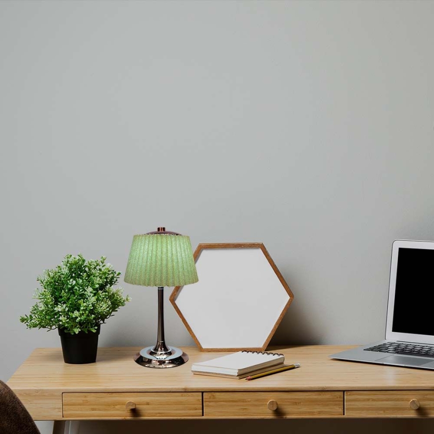 LED Димируема акумулаторна настолна touch лампа LED/1,5W/5V 3000/4000/6000K 1800 mAh зелен