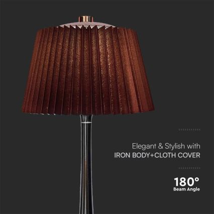 LED Димируема акумулаторна настолна touch лампа LED/1,5W/5V 3000/4000/6000K 1800 mAh кафяв