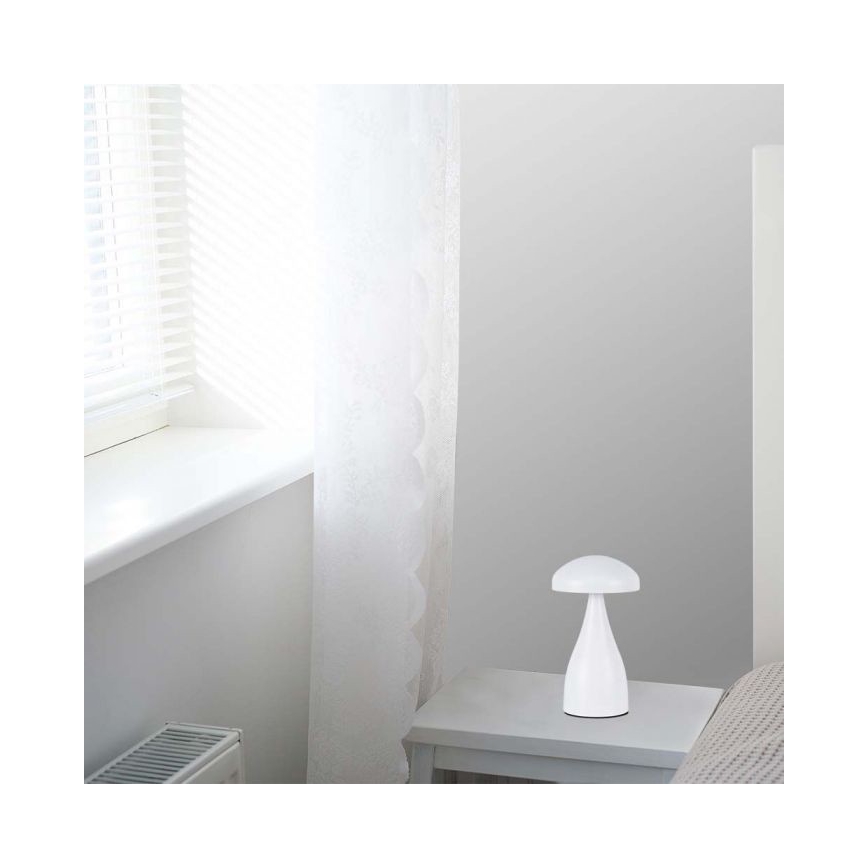 LED Димируема акумулаторна настолна touch лампа LED/1W/5V 3000-6000K 1800 mAh бял