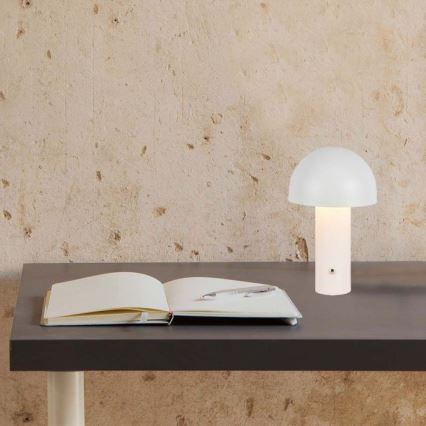 LED Димируема акумулаторна настолна touch лампа LED/1W/5V 3000-6000K 1800 mAh бял