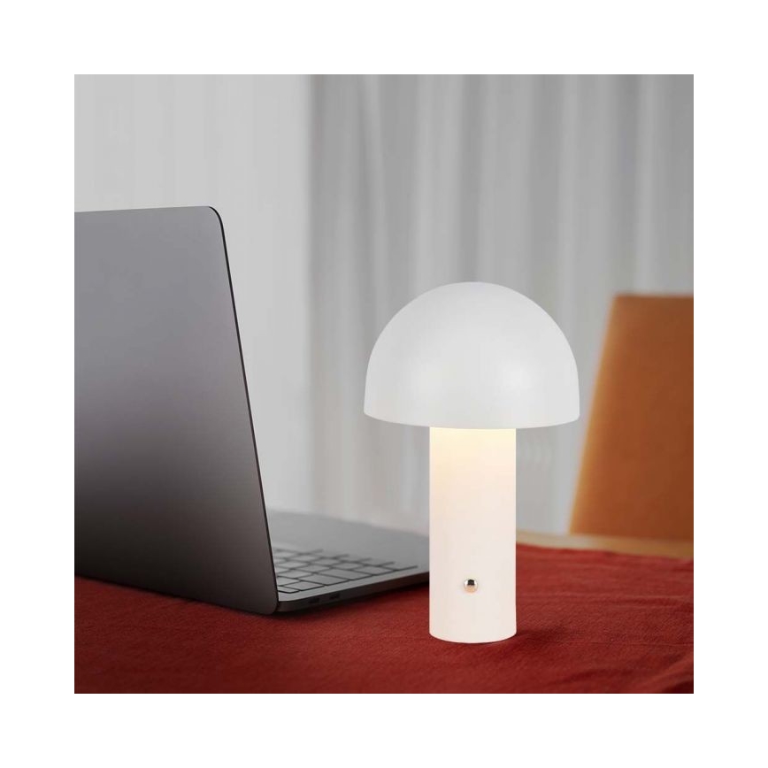 LED Димируема акумулаторна настолна touch лампа LED/1W/5V 3000-6000K 1800 mAh бял