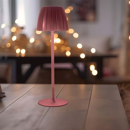LED Димируема акумулаторна настолна touch лампа LED/2,7W/5V 3000/4000/6000K 1800 mAh кафяв