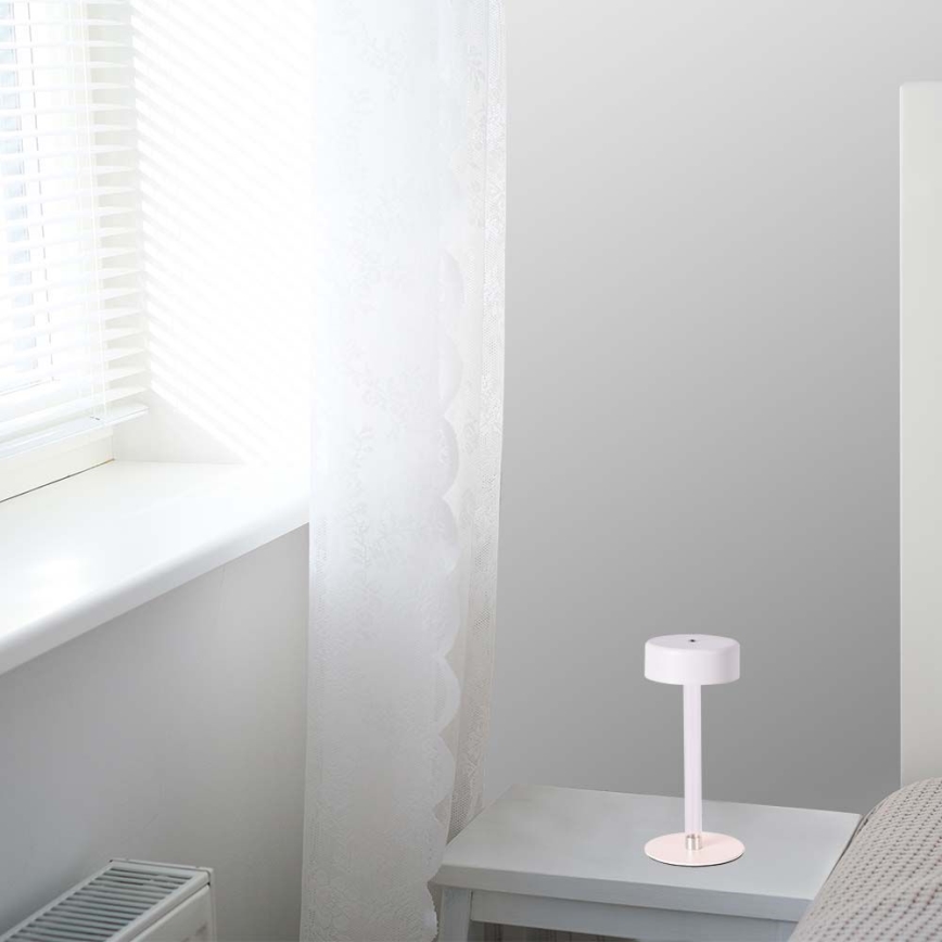 LED Димируема акумулаторна настолна touch лампа LED/3W/5V 3000-6000K 2400 mAh бял