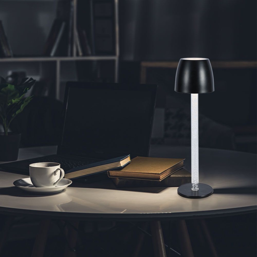 LED Димируема акумулаторна настолна touch лампа LED/3W/5V 3000K 1800 mAh бял