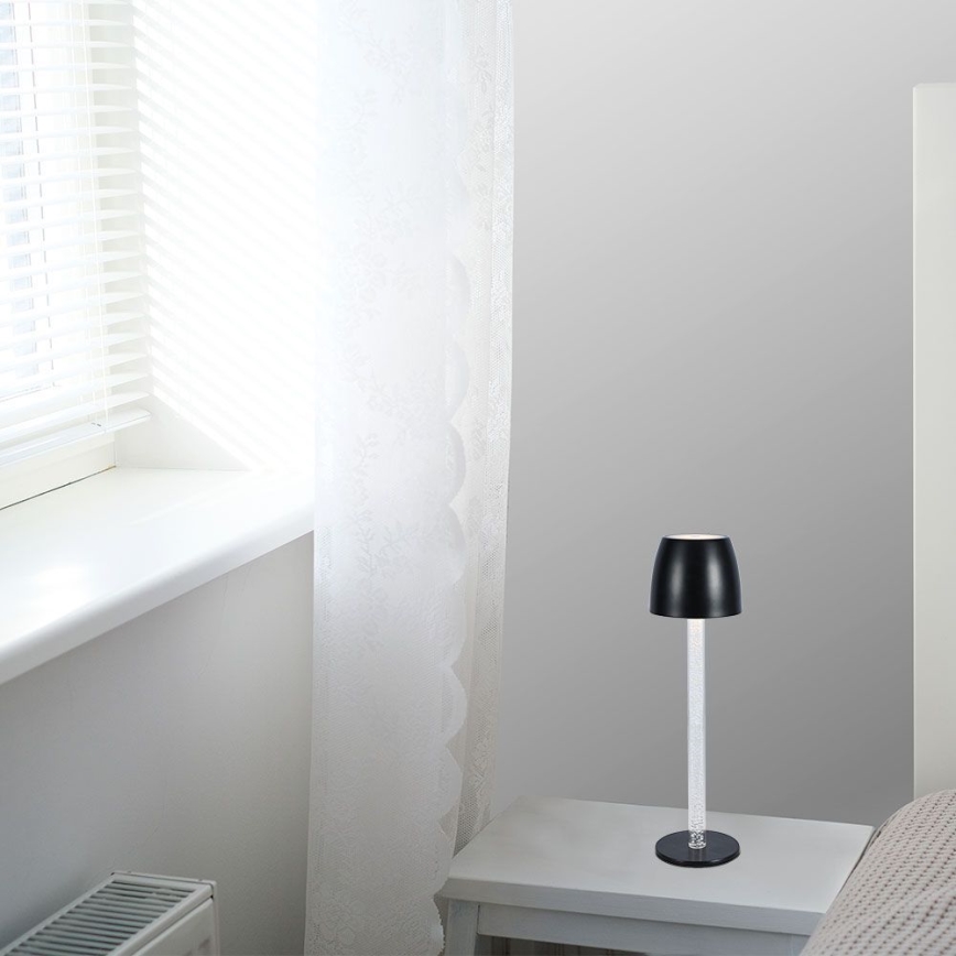 LED Димируема акумулаторна настолна touch лампа LED/3W/5V 3000K 1800 mAh бял