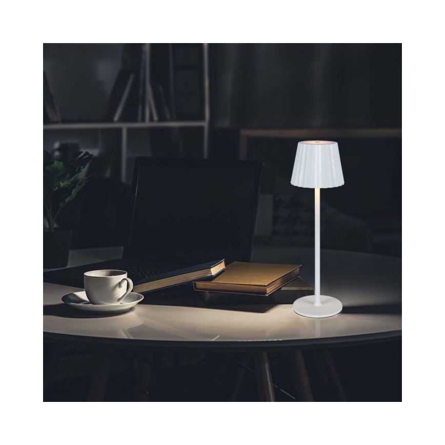 LED Димируема акумулаторна настолна touch лампа LED/4W/5V 3000-6000K 1800 mAh бял