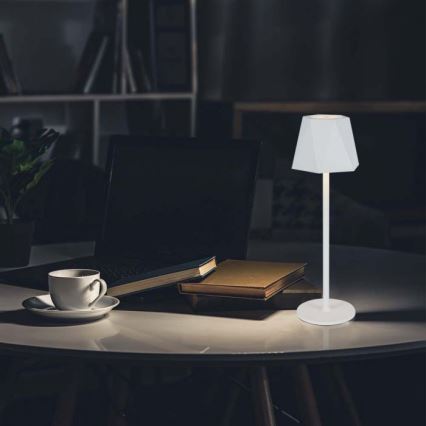 LED Димируема акумулаторна настолна touch лампа LED/4W/5V 3000-6000K 1800 mAh бял