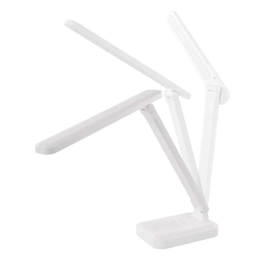 LED Димируема акумулаторна настолна лампа LED/5W/3,7V 3000K/4000K/6500K 800mAh бял