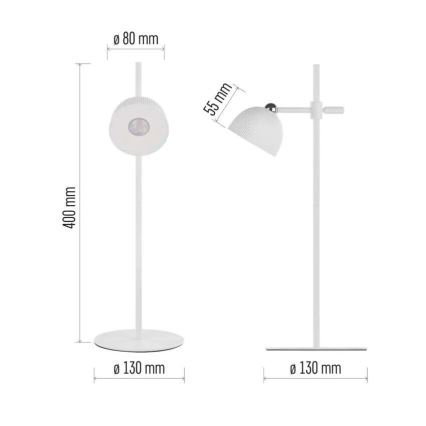 LED Димируема акумулаторна настолна лампа магнитен 4в1 LED/4,2W/3,7V 4000K 1200mAh бял