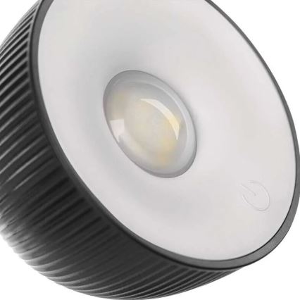 LED Димируема акумулаторна настолна лампа магнитен 4в1 LED/4,2W/3,7V 4000K 1200mAh черен