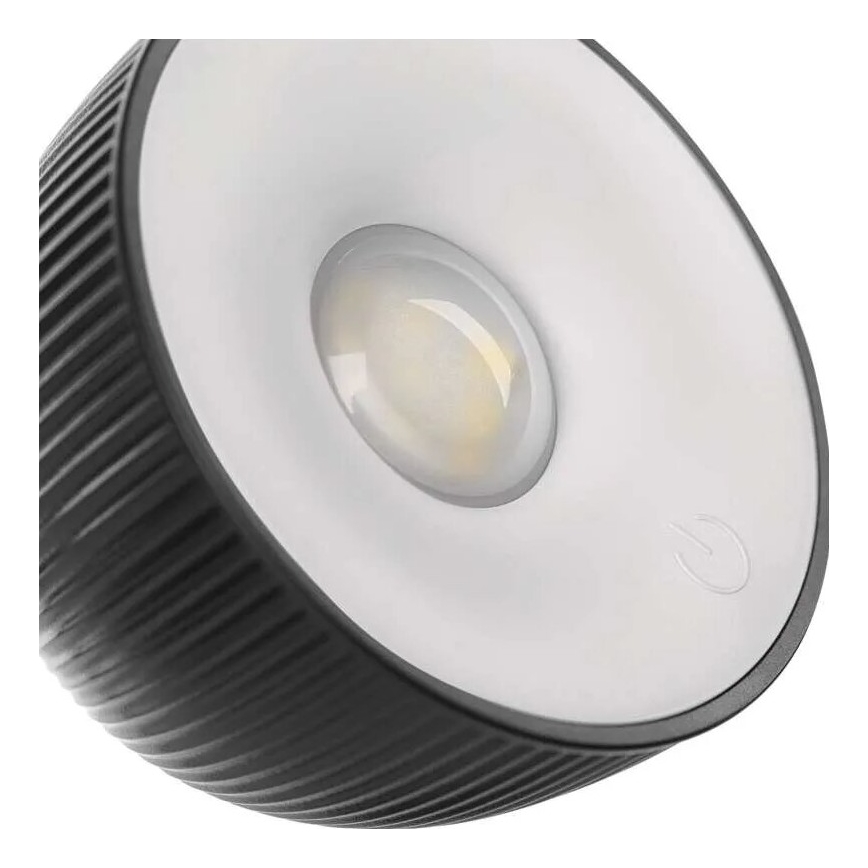 LED Димируема акумулаторна настолна лампа магнитен 4в1 LED/4,2W/3,7V 4000K 1200mAh черен