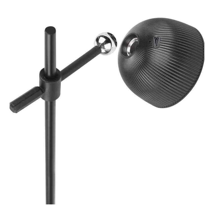 LED Димируема акумулаторна настолна лампа магнитен 4в1 LED/4,2W/3,7V 4000K 1200mAh черен