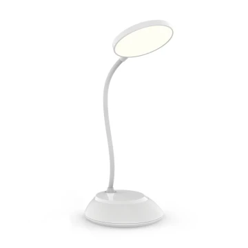 LED Димируема акумулаторна настолна лампа VISUA LED/5W/5V 3000-5000K 1200 mAh бял