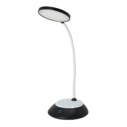 LED Димируема акумулаторна настолна лампа VISUA LED/5W/5V 3000-5000K 1200 mAh черен