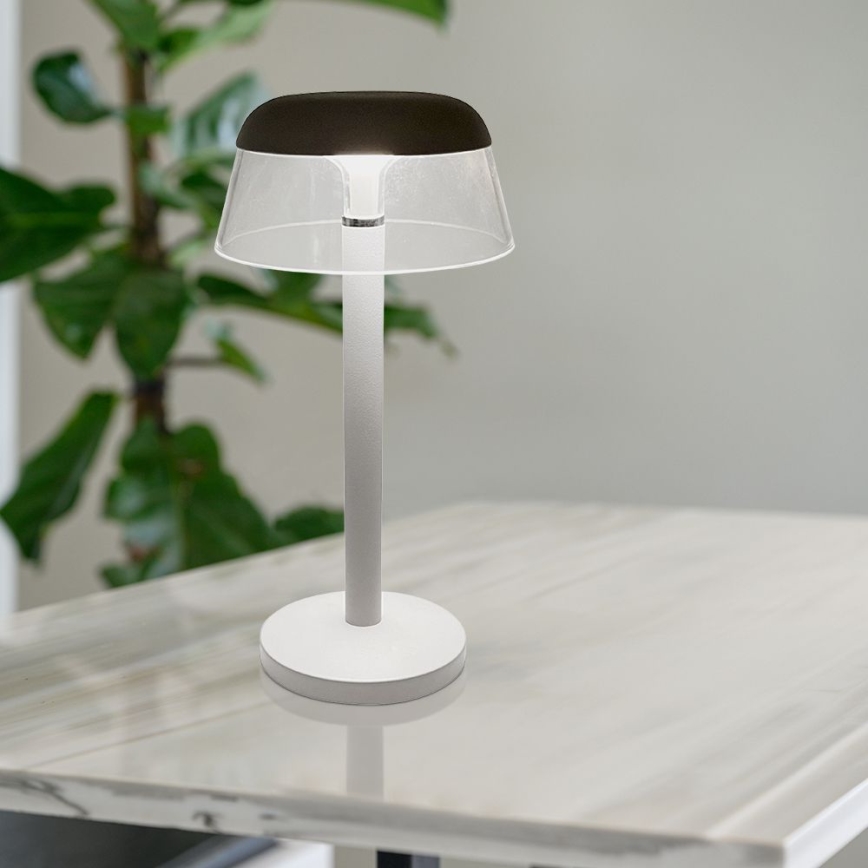 LED Димируема акумулаторна настолна сензорна лампа LED/3W/5V 3000-6000K 1800 mAh бял