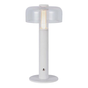 LED Димируема акумулаторна настолна touch лампа LED/1W/5V 3000K 1800 mAh бял