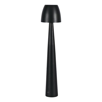 LED Димируема акумулаторна настолна touch лампа LED/3W/5V 3000-6000K 1800 mAh черен