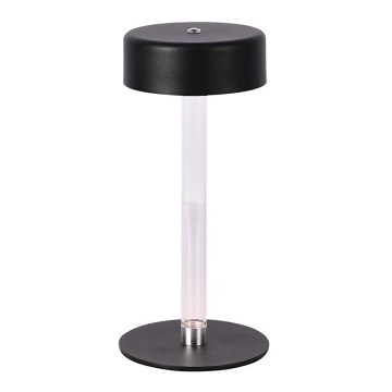 LED Димируема акумулаторна настолна touch лампа LED/3W/5V 3000-6000K 2400 mAh черен