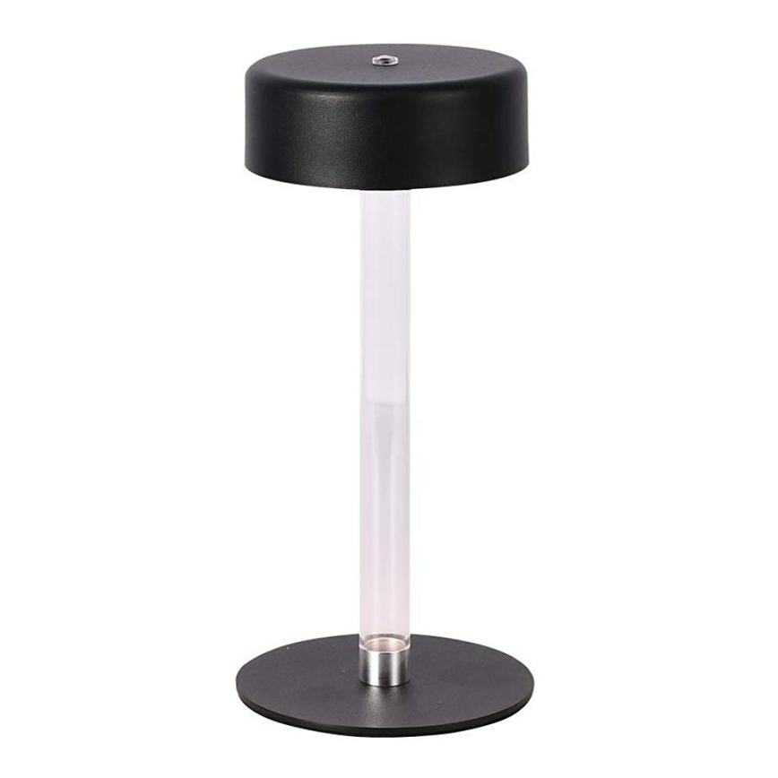 LED Димируема акумулаторна настолна touch лампа LED/3W/5V 3000-6000K 2400 mAh черен