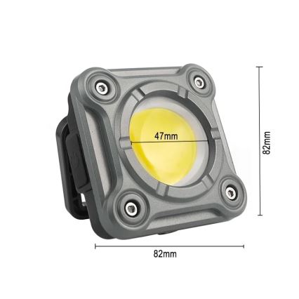 LED Димируема акумулаторна работна лампа LED/15W/5V IPX4 1000 lm 2000 mAh