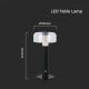 LED Димируема акумулаторна настолна touch лампа LED/1W/5V 3000K 1800 mAh черен