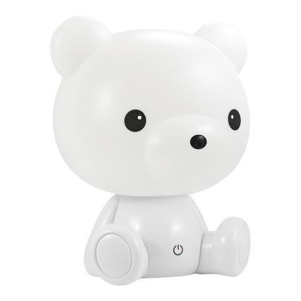 LED Димируема детска нощна лампа 2,5W/230V мече, бяла