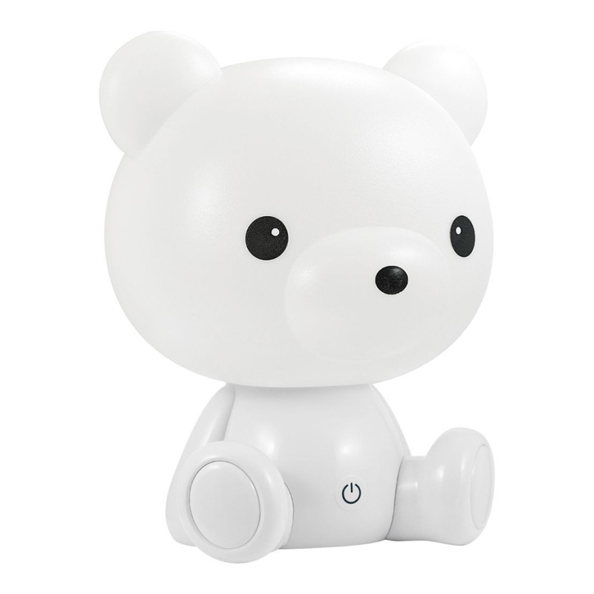 LED Димируема детска нощна лампа 2,5W/230V мече, бяла