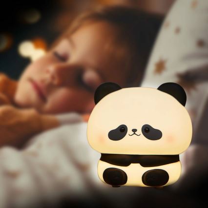 LED Димируема детска сензорна лампа PANDA LED/2W/3,7V 1200 mAh
