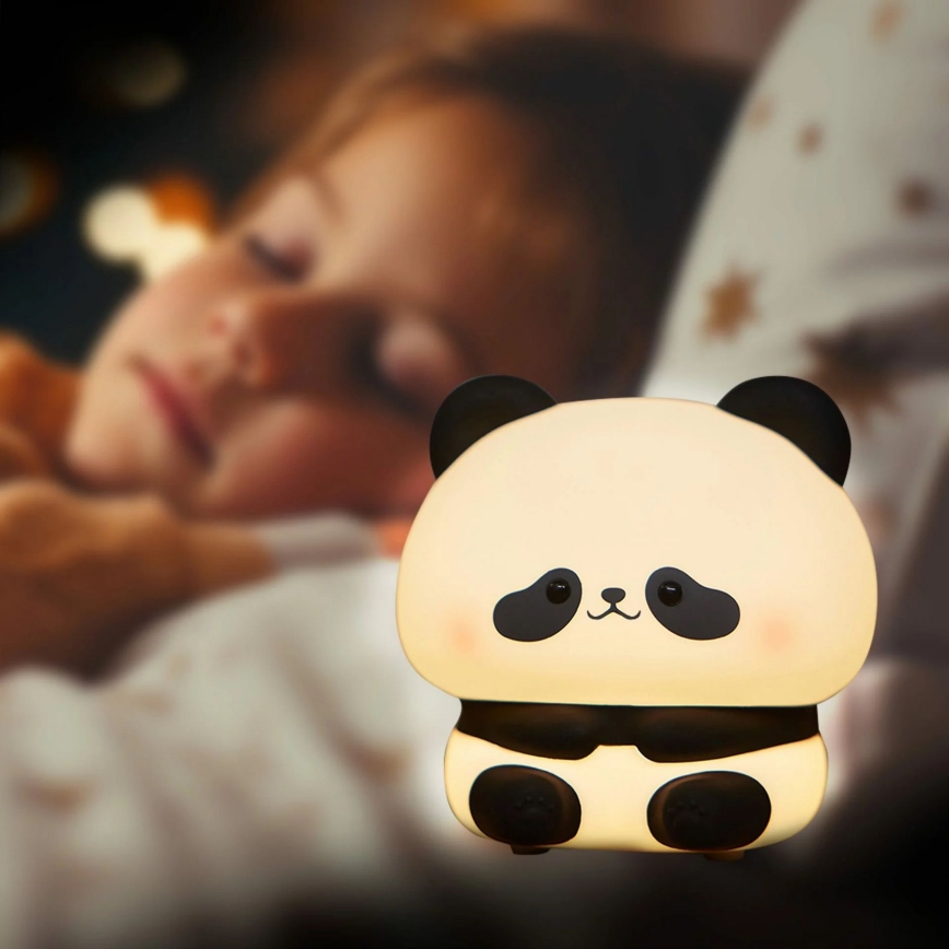 LED Димируема детска сензорна лампа PANDA LED/2W/3,7V 1200 mAh