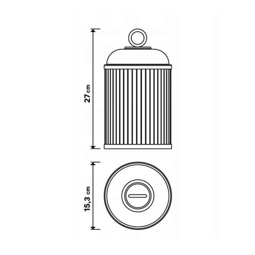 LED Димируема екстериорна лампа CANARI LED/2W/5V IP44